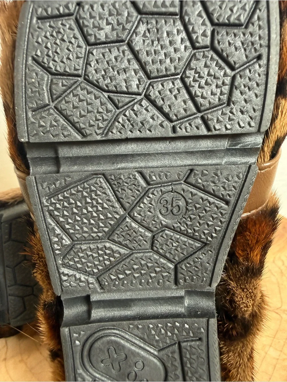 Budget to Go by Coye Nokes Leopard Faux Fur Crystal Buckle Loafers | NWOT EU 35